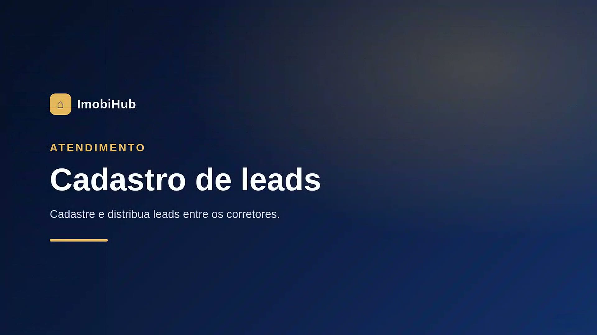 Cadastro de leads