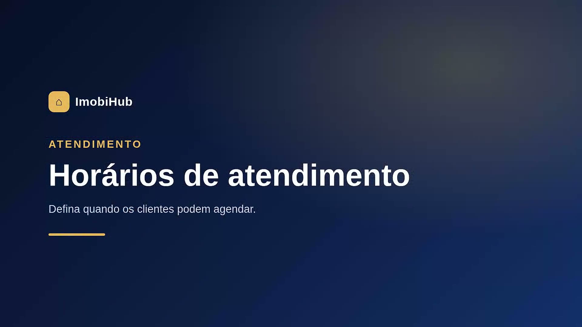 Horários de atendimento