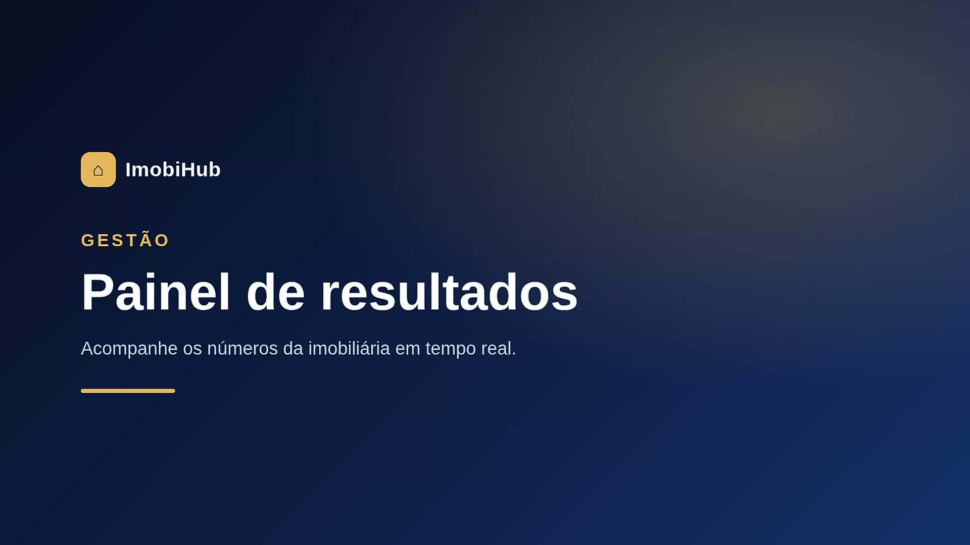Painel de resultados